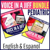 Voice in a Jiff Pediatric Edition: English & Espanol Bundle