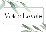 Voice levels display - eucalyptus theme.