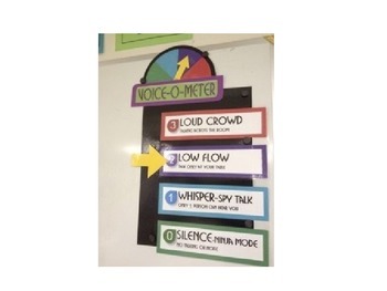 Preview of Voice o Meter - Classroom Management Tool Template