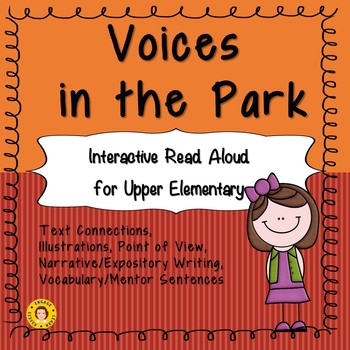 Preview of Voices in the Park - Interactive Read Aloud for Upper Elementary