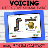 Voicing Interactive Minimal Pairs | Boom Cards™ | Distance
