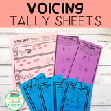 Voicing Minimal Pairs Tally Sheets