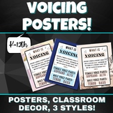 Voicing Posters/ Anchor Charts in 3 Styles!