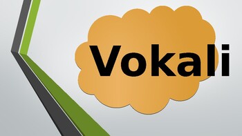 Preview of Vokali powerpoint