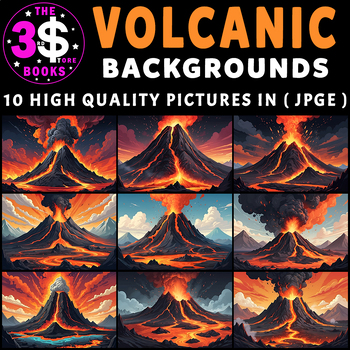 Preview of Volcanic Eruption Backgrounds – 1O Pictures