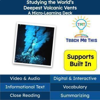 Preview of Volcanic Vents Informational Text Reading Passage and Activities