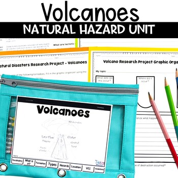 Preview of Volcano Natural Disasters Unit