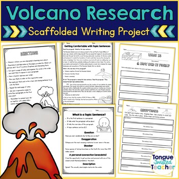 Volcano Non-fiction Research Project Report with Informational ...