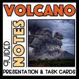 Volcano Presentation, Guided Notes, and Task Card Review