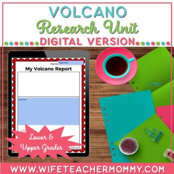 Preview of Volcano Research Unit | Lower & Upper Grades (Digital Version)