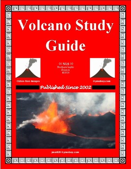 Preview of Volcano Study Guide (Fill-in-the-Blank with Word Banks)