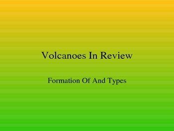 Preview of Volcano Test Review