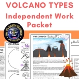 Volcano Types Independent Worksheets Packet