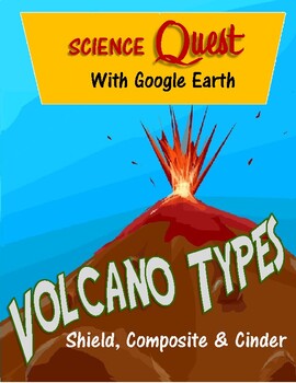 Preview of Virtual Field Trip with Google Earth - Volcano types - Distance Learning
