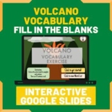 Volcano Vocabulary Interactive Activity