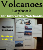 Types of Volcanoes Craft Activity: Interactive Notebook Fo