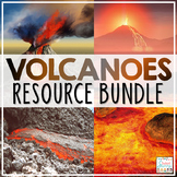 Volcanoes Activities Bundle Types of Volcanoes Worksheets 