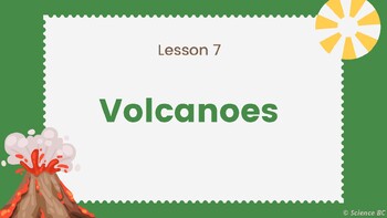 Preview of Volcanoes - BC Curriculum: Grade 8