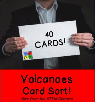 Preview of Volcanoes Card Sort - Distance Learning Friendly