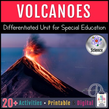 Preview of Volcanoes - Differentiated Unit for Special Education