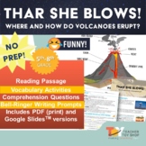 Volcanoes, Earth's Layers and Plate Tectonics Activities |