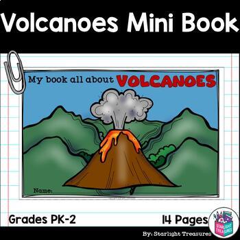Preview of Volcanoes Mini Book for Early Readers