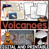 Volcanoes Pack - Printables, Editable PowerPoint - Distanc