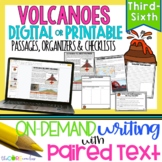 Paired Text Passages - Volcanos Informational Writing - Pr