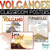 Volcanoes Posters | Earth Science Classroom Decor | Volcan