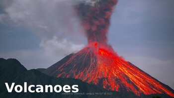 Preview of Volcanoes! PowerPoint and Activity