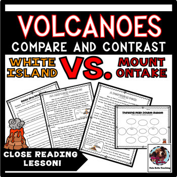 Preview of Compare and Contrast Volcanoes Nonfiction Text