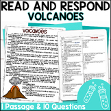 Volcanoes Reading Passage Comprehension & Quiz | Science Centers