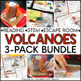 Volcanoes Reading and Escape Room Bundle