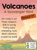 Volcanoes - Scavenger Hunt Activity and KEY