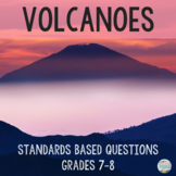 Volcanoes Standards Based Reading Comprehension Passage an