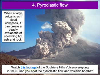 Hills and Volcano definition worksheet