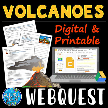 Preview of Volcanoes Webquest