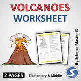 volcano worksheets teachers pay teachers