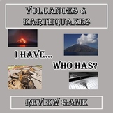 Volcanoes and Earthquakes "I Have, Who Has?" Review Game (