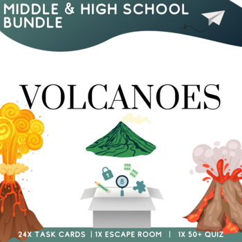 Preview of Volcanoes and Hazards  - Geography