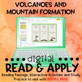 Volcanoes and Mountain Formation DIGITAL Read and Apply