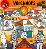 Volcanoes clip art- 84 items!