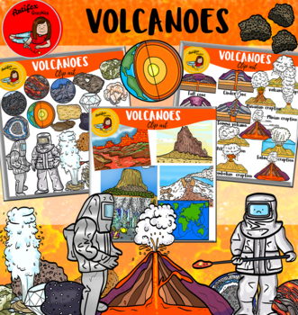 Preview of Volcanoes clip art- 84 items!