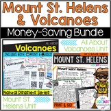 Volcanoes fact book and Mount St. Helens Informational  Bundle