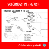 Volcanoes in The United States of America: collaboration poster!