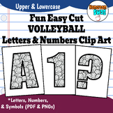 Volleyball Easy Cut and Print Bulletin Board Letters And N