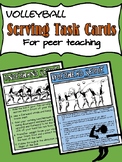 Volleyball Serving Task Cards