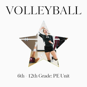 Preview of Volleyball PE Unit for Middle or High School: From TPT's Best-Selling PE Program