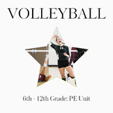 Volleyball PE Unit for Middle or High School: From TPT's B