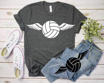 Volleyball Wings svg Sport ball gift mom valentine's day Angel feathers ...